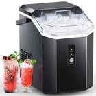 Countertop Ice Maker Machine With Handle   34lbs 24h