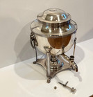 Vintage English Silverplate Samovar Urn With Claw Feet Judaica Marked