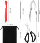 8 Pcs Seafood Tool Set crab Crackers And Tools crab Leg Cracker Tool 2 Crab Leg