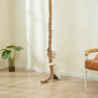 Shengocase 1 9  X 6 56ft Cat Climbing Jute Rope With Hook  Wall Mounted Furnitur