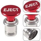 12v Car Cigarette Lighter Replacement Button Eject Aluminum Plug Universal Red