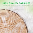 Vegan Capsules Size 00 Empty Plant Based Clear  5 000 Count  Gluten Free  Non-