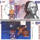 Slovenia 50 Tolarjev 1992  Unc  5 Pcs Lot  Consecutive  P-12  Pre-euro