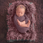 Newborn Photography Props - 4 Pcs Baby Photo Props Long Ripple Wraps Diy Blanket