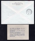Austria 1972 Special Flight Registered Cover To Germany  Returned  Po Receipt