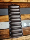 Cast Iron Cornbread Stick Pan  Corn Shape  Black  15 Inch  Hanging Hole