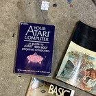Atari 400 800 Vintage Computer Books   Manuals Lot Basic Dos Ii Games