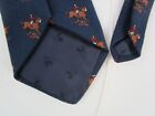 Brooks Brothers Men s Tie Blue Horse 58  Long 3 75  Wide Silk Necktie Neckwear