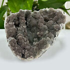 Natural Black Amethyst Gemstone Crystal Geode Specimen