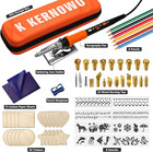 Wood Burning Kit  K Kernowo 76pcs Pyrography Wood Burning Tool Kit 60w Adjustabl