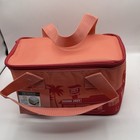 Trader Joe s Peach Pinkish Mini 2 Insulated Tote Lunch Bags New