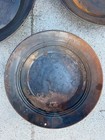 Lot Of 5 Vintage Steel Gold Panning Pans Prospecting Mining Rustic Wall Decor