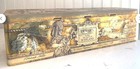 Dewar s White Label Scotch Whiskey Advertising Gold Embossed Bottle Gift Box Tin