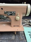 Vintage Necchi Lelia 515 Sewing Machine W extras Galore   Manual Made In Italy