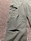 Tru Spec Tactical Cargo Mens Pants Size 40 Green 40x32 Rip Stop Knee Insert