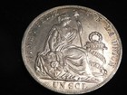 1888 Tf Peru Un Sol Silver Coin 90  25g 22 5g Asw Unc Scarce   Id 80