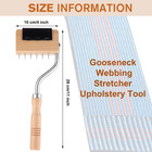 Gooseneck Webbing Stretcher Upholstery Tool 11  X 4  Jute Webbing Puller