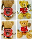  Teddy Bear Fao Schwarz Authentic Honey Brown Plush Toy Jacket Cuddly 16  Osito