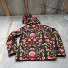 Roxy Jacket Girls Large 12 Floral Insulated Waterproof Hood Ski Winter Snow Wind