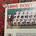 Boston Red Sox Kodak 1986 Team Poster 20x16 Inches Vintage Mlb Baseball