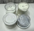 Stampin Up Embossing Powder Glitter Shimmer White Clear Dazzling Diamonds Lot