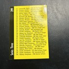 Fire Engines  Check List  3 Trading Card