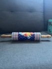 Pioneer Woman Rolling Pin Fiona Floral Retired Ceramic Wood Handles