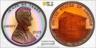 Pr67rb 2009-s 1c Lincoln-early Proof Cent  Pcgs Trueview- Vivid Rainbow Toned