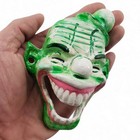 Cast Iron Green Clown Head Beer Bottle Opener Hand Forged Iron Bar Decor