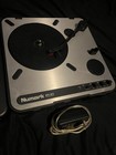 Numark Pt-01 Portable Turntable  no Battery  With Cable  Broken Power Jack