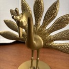 Ikea Of Sweden Peacock Bird Figure Art Deco Brass Metal 7 1 2  X 8 1 2    India