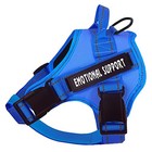  Service Dog Harness emotional Support Pet Vest X-small  pack Of 1  Blue