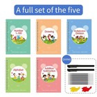 5 Pc Magic Practice Grooved Writing Practice Copybooks Learning Handwriting