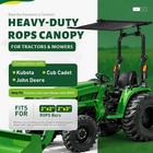 For John Deere Kubota 2 x2  Or 2 x3  Rops Tractor Canopy Top Mowers Uv Protect