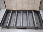 Vintage No  110-115 Logan De Luxe 2x2 Slide File - Holds 150 35mm - Metal