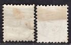 Austria 1874 80 Stamp Sc    32 And 39 Used