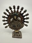Mexican Matilde Poulat Matl Sterling Silver Miniature Sculpture Turquoise Coral