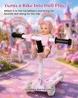 Babeside Doll Bike Seat For 12 Inch Dolls  Pony Carrier Middle  Pink