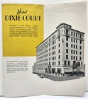 Hotel Dixie Court Travel Brochure West Palm Beach  Fl Interior Exterior C 1930 s