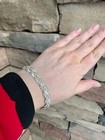 Vintage Braided Mexican Sterling Silver Bracelet Handcrafted Taxco