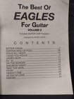 The Best Of The Eagles Sheet Music Songbook Guitar Super Tab Notation Good Cond