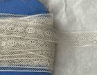 Yardage Antique French Trim Valenciennes Insertion Lace Edging 10 Yards A17