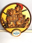 Vintage 1970s Olympia Light Beer Sign Duck Hunters Plastic 3d Dimensional