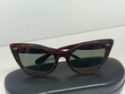 Vintage B l Ray Ban Usa Cat Eye Lisbon Wo595 60s Tortoise Frame Sunglasses