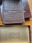 Vintage Prince Gardner Leather Wallet In Box Brown Textured Billfold Deadstock