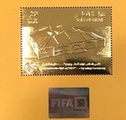 Fifa Qatar 2022 Opening Ceremony Golden Stamp Sheet 20-nov-22 Al-bayt 