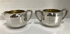 Vintage  grace  Silverplate Creamer And Sugar Bowl Set