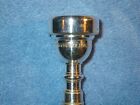 Vintage Frank Holton   Co  Silver Plated 7c Bb Trumpet Mouthpiece - Polished