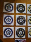   12 Piece   F o p  Decals - Active Member Lot With  3 Courtesy Cards