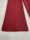 Vintage 70s Bell Bottom Disco Pants Flare Polyester Sears Size 10 Crimson Red